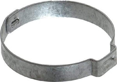 Oetiker - 35 to 38.1mm, Zinc-Plated 1-Ear Clamp - 1-1/2" Noml Size, 10mm Inner Width, 7mm Wide x 0.75mm Thick, Carbon Steel - Americas Industrial Supply