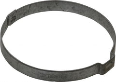 Oetiker - 55.9 to 59mm, Zinc-Plated 1-Ear Clamp - 2-5/16" Noml Size, 10mm Inner Width, 7mm Wide x 0.75mm Thick, Carbon Steel - Americas Industrial Supply