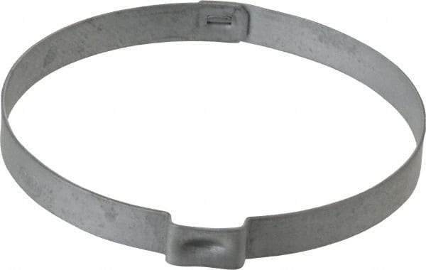 Oetiker - 60.4 to 63.5mm, Zinc-Plated 1-Ear Clamp - 2-1/2" Noml Size, 10mm Inner Width, 7mm Wide x 0.75mm Thick, Carbon Steel - Americas Industrial Supply