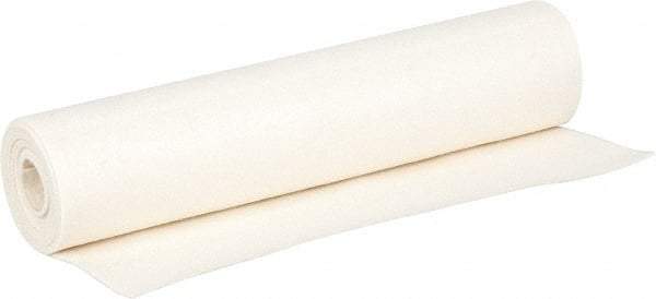 Made in USA - 1/16 Inch Thick x 60 Inch Wide x 12 Inch Long, Pressed Wool Felt Sheet - 1 Lbs/Square Yd., White, 500 psi - Americas Industrial Supply