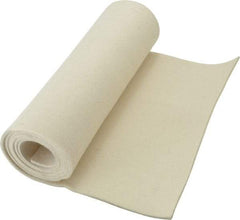 Made in USA - 1/8 Inch Thick x 60 Inch Wide x 12 Inch Long, Pressed Wool Felt Sheet - 2 Lbs/Square Yd., White, 500 psi - Americas Industrial Supply