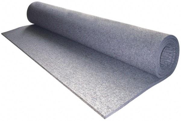 Made in USA - 1/4 Inch Thick x 60 Inch Wide x 60 Inch Long, Pressed Wool Felt Sheet - 4 Lbs/Square Yd., Gray, 400 psi - Americas Industrial Supply