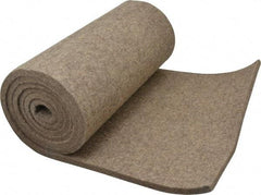 Made in USA - 3/8 Inch Thick x 72 Inch Wide x 12 Inch Long, Pressed Wool Felt Sheet - 4.6 Lbs/Square Yd., Gray, 250 psi - Americas Industrial Supply