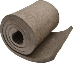 Made in USA - 3/4 Inch Thick x 72 Inch Wide x 12 Inch Long, Pressed Wool Felt Sheet - 9.2 Lbs/Square Yd., Gray, 250 psi - Americas Industrial Supply