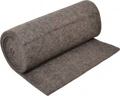 Made in USA - 1/4 Inch Thick x 72 Inch Wide x 12 Inch Long, Pressed Wool Felt Sheet - 2.1 Lbs/Square Yd., Gray, 75 psi - Americas Industrial Supply