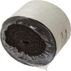 Made in USA - 1/8 Inch Thick x 2 Inch Wide x 5 Ft. Long, Felt Stripping - Gray, Adhesive Backing - Americas Industrial Supply