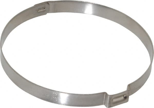 Oetiker - 63.4 to 66.5mm, 1-Ear Clamp - 2-5/8" Noml Size, 10mm Inner Width, 7mm Wide x 0.6mm Thick, Stainless Steel - Americas Industrial Supply