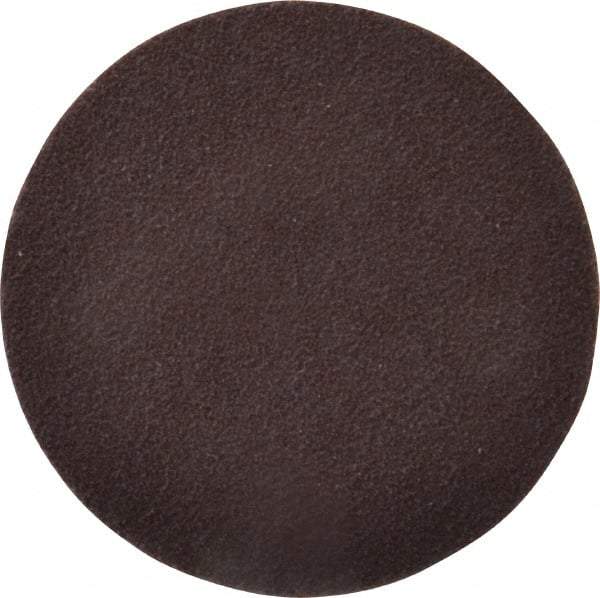 Norton - 2" Diam, 120 Grit Aluminum Oxide Adhesive PSA Disc - Medium Grade, Brown, X Weighted Backing, Flexible - Americas Industrial Supply