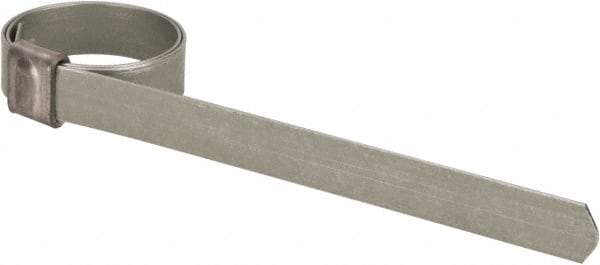 IDEAL TRIDON - 13/16" ID Galvanized Steel Preformed J-Type Clamp - 3/8" Wide, 0.025" Thick - Americas Industrial Supply