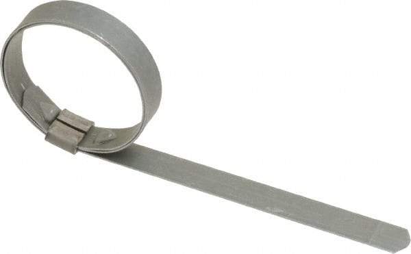 IDEAL TRIDON - 1-3/8" ID Galvanized Steel Preformed J-Type Clamp - 3/8" Wide, 0.025" Thick - Americas Industrial Supply