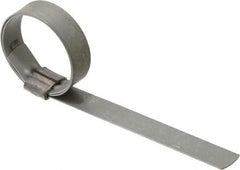 IDEAL TRIDON - 1-1/4" ID Galvanized Steel Preformed J-Type Clamp - 1/2" Wide, 0.03" Thick - Americas Industrial Supply