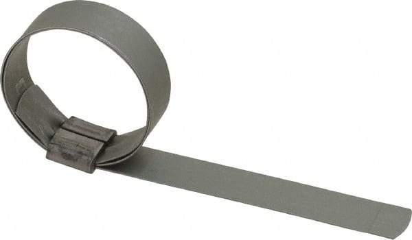 IDEAL TRIDON - 1-1/2" ID Galvanized Steel Preformed J-Type Clamp - 5/8" Wide, 0.03" Thick - Americas Industrial Supply