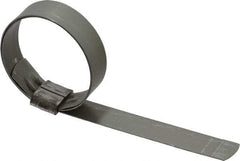 IDEAL TRIDON - 1-3/4" ID, Galvanized Steel Preformed J-Type Clamp - 5/8" Wide x 0.03" Thick - Americas Industrial Supply