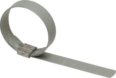 IDEAL TRIDON - 2" ID, Galvanized Steel Preformed J-Type Clamp - 5/8" Wide x 0.03" Thick - Americas Industrial Supply