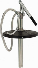 PRO-LUBE - Oil Lubrication 0.47 Strokes/oz Flow Aluminum Lever Hand Pump - For 25 to 50 Lb & 5 Gal Container, Use with Heavy Oil & Transmission Differentials, Do Not Use with Corrosive Media & Water-Based Media - Americas Industrial Supply
