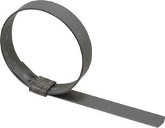 IDEAL TRIDON - 2-1/2" ID, Galvanized Steel Preformed J-Type Clamp - 5/8" Wide x 0.03" Thick - Americas Industrial Supply