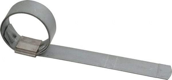 IDEAL TRIDON - 1" ID Galvanized Steel Preformed Center Punch Clamp - 5/8" Wide, 0.025" Thick - Americas Industrial Supply