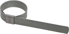 IDEAL TRIDON - 1-1/2" ID Galvanized Steel Preformed Center Punch Clamp - 5/8" Wide, 0.025" Thick - Americas Industrial Supply