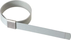 IDEAL TRIDON - 1-3/4" ID Galvanized Steel Preformed Center Punch Clamp - 5/8" Wide, 0.025" Thick - Americas Industrial Supply