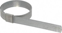 IDEAL TRIDON - 2" ID Galvanized Steel Preformed Center Punch Clamp - 5/8" Wide, 0.025" Thick - Americas Industrial Supply