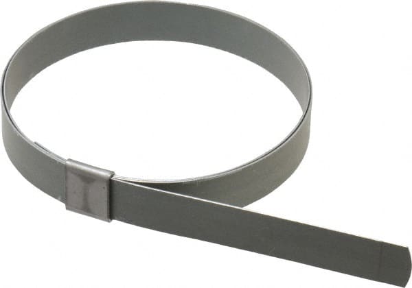 IDEAL TRIDON - 3-1/2" ID Galvanized Steel Preformed Center Punch Clamp - 5/8" Wide, 0.03" Thick - Americas Industrial Supply