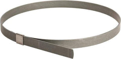 IDEAL TRIDON - 8" ID, Galvanized Steel Preformed Center Punch Type Clamp - 5/8" Wide x 0.03" Thick - Americas Industrial Supply