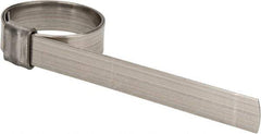 IDEAL TRIDON - 1-1/4" ID, Grade 201, Stainless Steel Preformed J-Type Clamp - 1/2" Wide x 0.03" Thick - Americas Industrial Supply