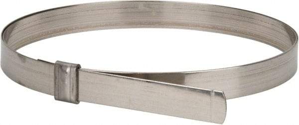 IDEAL TRIDON - 7" ID, Grade 201, Stainless Steel Preformed J-Type Clamp - 3/4" Wide x 0.03" Thick - Americas Industrial Supply