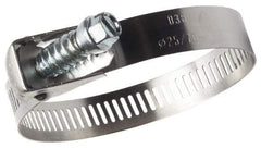 IDEAL TRIDON - SAE Size 128, 1-3/4 to 8-9/16" Diam, Stainless Steel Quick Release Worm Drive Clamp - 1/2" Wide, Material Grade 301, Series 550 - Americas Industrial Supply