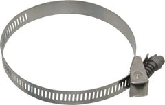 IDEAL TRIDON - SAE Size 48, 1-1/2 to 3-1/2" Diam, Stainless Steel Quick Release Worm Drive Clamp - 1/2" Wide, Material Grade 301, Series 550 - Americas Industrial Supply