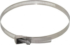 IDEAL TRIDON - SAE Size 104, 3 to 7" Diam, Stainless Steel Quick Release Worm Drive Clamp - 1/2" Wide, Material Grade 301, Series 550 - Americas Industrial Supply