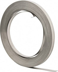 IDEAL TRIDON - Grade 201, Stainless Steel Banding Strap Roll - 5/8" Wide x 0.03" Thick - Americas Industrial Supply