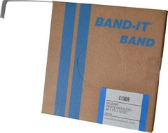 Made in USA - Grade 200 to 300, Stainless Steel Banding Strap Roll - 3/4" Wide x 0.015" Thick - Americas Industrial Supply