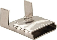 Made in USA - Grade 200 to 300, Stainless Steel Banding Strap Buckle - 5/8" Wide - Americas Industrial Supply