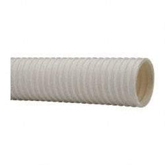Continental ContiTech - 1-1/2" ID, 29 Hg Vac Rating, 34 psi, PVC Vacuum & Duct Hose - 100' Long, White, 3.8" Bend Radius, 15 to 150°F - Americas Industrial Supply