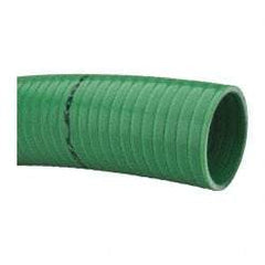 Continental ContiTech - 15 to 150°F, 3" Inside x 3.38" Outside Diam, PVC Liquid Suction & Discharge Hose - Green, 100' Long, 65 psi Working Pressure - Americas Industrial Supply