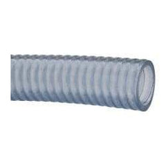 Continental ContiTech - 1" Inside x 1.24" Outside Diam, Food & Beverage Hose - 5" Bend Radius, Clear, 100' Long, 29 Vacuum Rating - Americas Industrial Supply