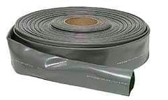 Continental ContiTech - 4" ID x 4.33 OD, 45 Working psi, Gray Hose, Lays Flat - Cut to Length, -10 to 150°F - Americas Industrial Supply