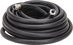 Continental ContiTech - 3/4" ID x 1.118" OD 50' Long Multipurpose Air Hose - MNPT x MNPT Ends, 200 Working psi, -40 to 190°F, 3/4" Fitting, Black - Americas Industrial Supply