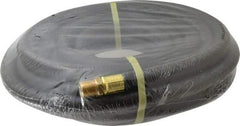 Continental ContiTech - 1/2" ID x 0.844" OD 25' Long Oil Resistant Air Hose - MNPT x MNPT Ends, 300 Working psi, -20 to 190°F, 1/2" Fitting, Black - Americas Industrial Supply