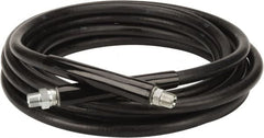 Continental ContiTech - 30' Long, 3/8" Fitting, Swivel Fitting, 0 to 250°F, Synthetic Rubber High Temp & High Pressure Hose - 3/8" Inside x 0.693" Outside Diam, Black, 3,000 psi - Americas Industrial Supply