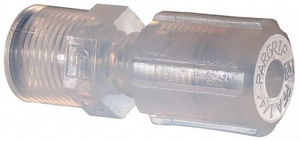 NewAge Industries - 1/4" Tube OD, PFA PTFE Plastic Compression Tube Female Connector - 1/4 NPT Pipe, 500°F Max, 1/4 Thread - Americas Industrial Supply