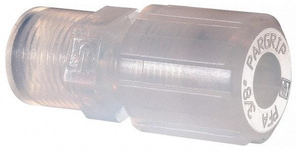 NewAge Industries - 3/8" Tube OD, PFA PTFE Plastic Compression Tube Female Connector - 1/4 NPT Pipe, 500°F Max, 1/4 Thread - Americas Industrial Supply