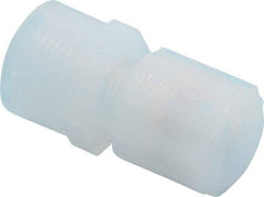NewAge Industries - 1/2" Tube OD, PFA PTFE Plastic Compression Tube Female Connector - 1/2 NPT Pipe, 500°F Max, 1/2 Thread - Americas Industrial Supply