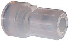 NewAge Industries - 1/2" Tube OD, PFA PTFE Plastic Compression Tube Female Connector - 3/4 NPT Pipe, 500°F Max, 3/4 Thread - Americas Industrial Supply