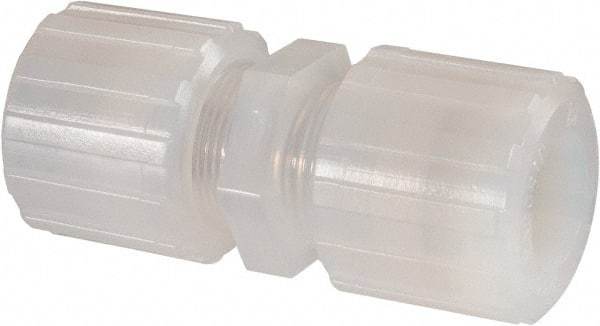 NewAge Industries - 3/4" Tube OD, PFA PTFE Plastic Compression Tube Union - 500°F Max - Americas Industrial Supply