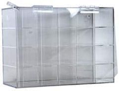 PRO-SAFE - 20 Pair Cabinet with Individual Compartments, Acrylic Safety Glasses Dispenser - 15 Inch Wide x 12-1/2 Inch High x 7-1/8 Inch Deep, Table and Wall Mount - Americas Industrial Supply