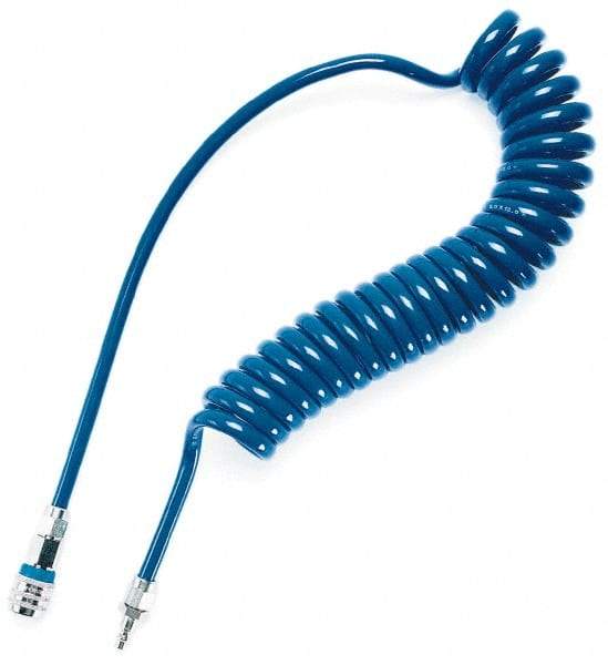 CEJN - 5/16" ID, 19.69' Long, Polyurethane Coiled & Self Storing Hose - Americas Industrial Supply
