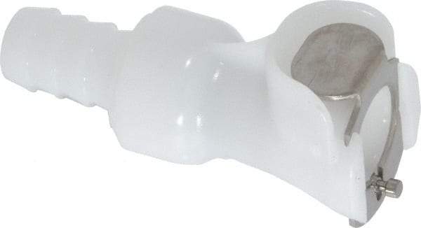 CPC Colder Products - 1/4" Nominal Flow, 3/8" ID, Female, Inline Hose Barb-Female Socket - 120 Max psi, -40 to 180°F, Acetal Coupling, Buna-N O-Ring - Americas Industrial Supply