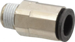 Legris - 5/16" Outside Diam, 1/8 NPT, Nickel Plated Brass Push-to-Connect Tube Male Connector - 290 Max psi - Americas Industrial Supply